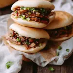 Savory Chinese Hamburger-Braised Pork Belly Buns to Savor Chinese Hamburger-Braised Pork Belly Buns