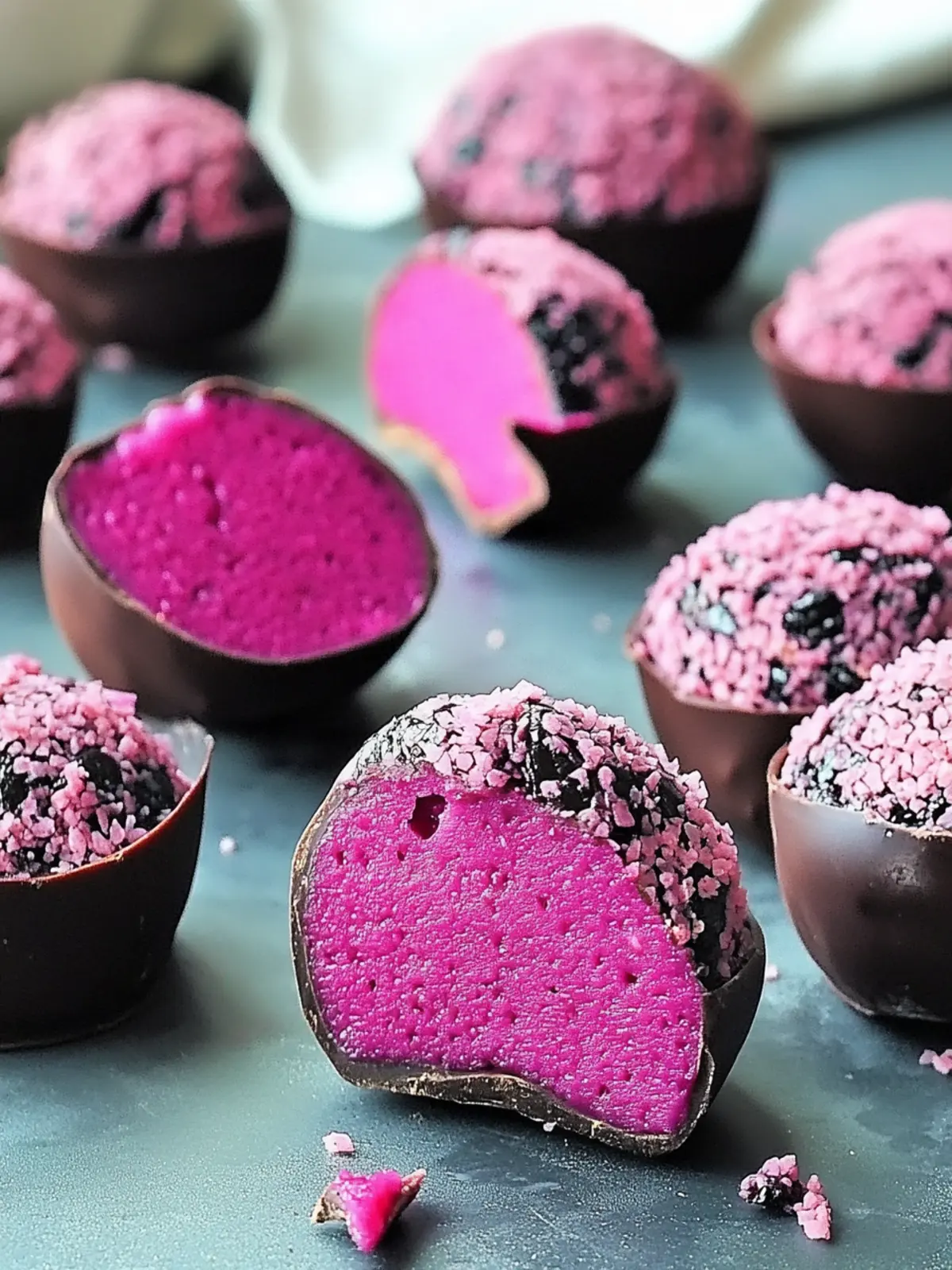 Dark Chocolate Dragon Fruit Coconut Treats You'll Love Today Dark Chocolate Dragon Fruit Coconut Treats