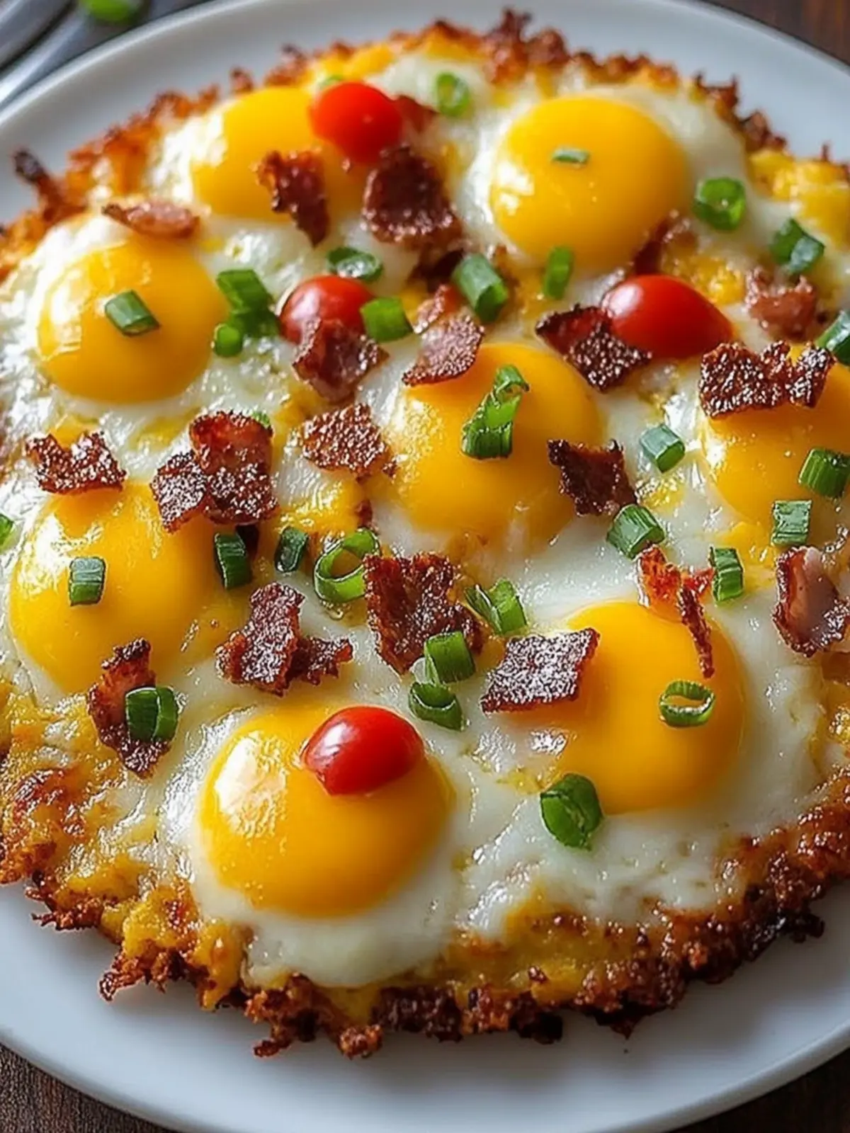 Satisfy Mornings with Breakfast Pizza Hash Brown Crust Breakfast Pizza Hash Brown Crust
