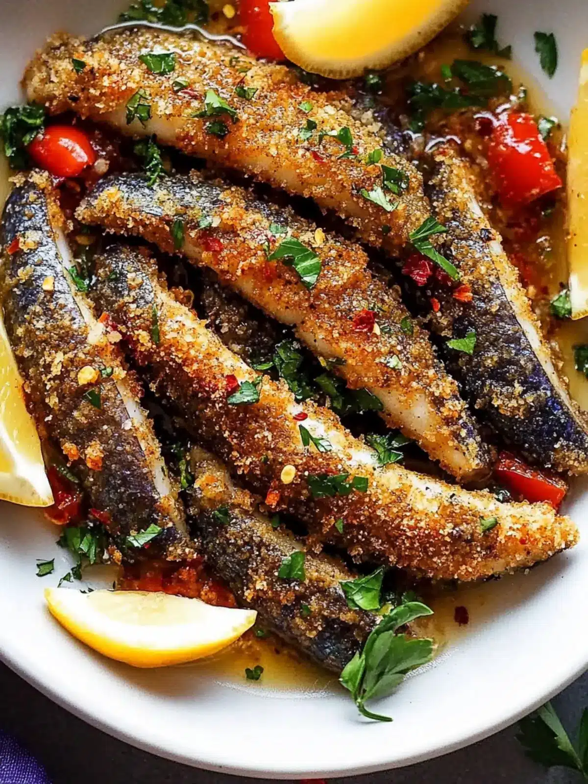 Savor Italian Crusted Sardines for a Quick Gourmet Meal Italian Crusted Sardines
