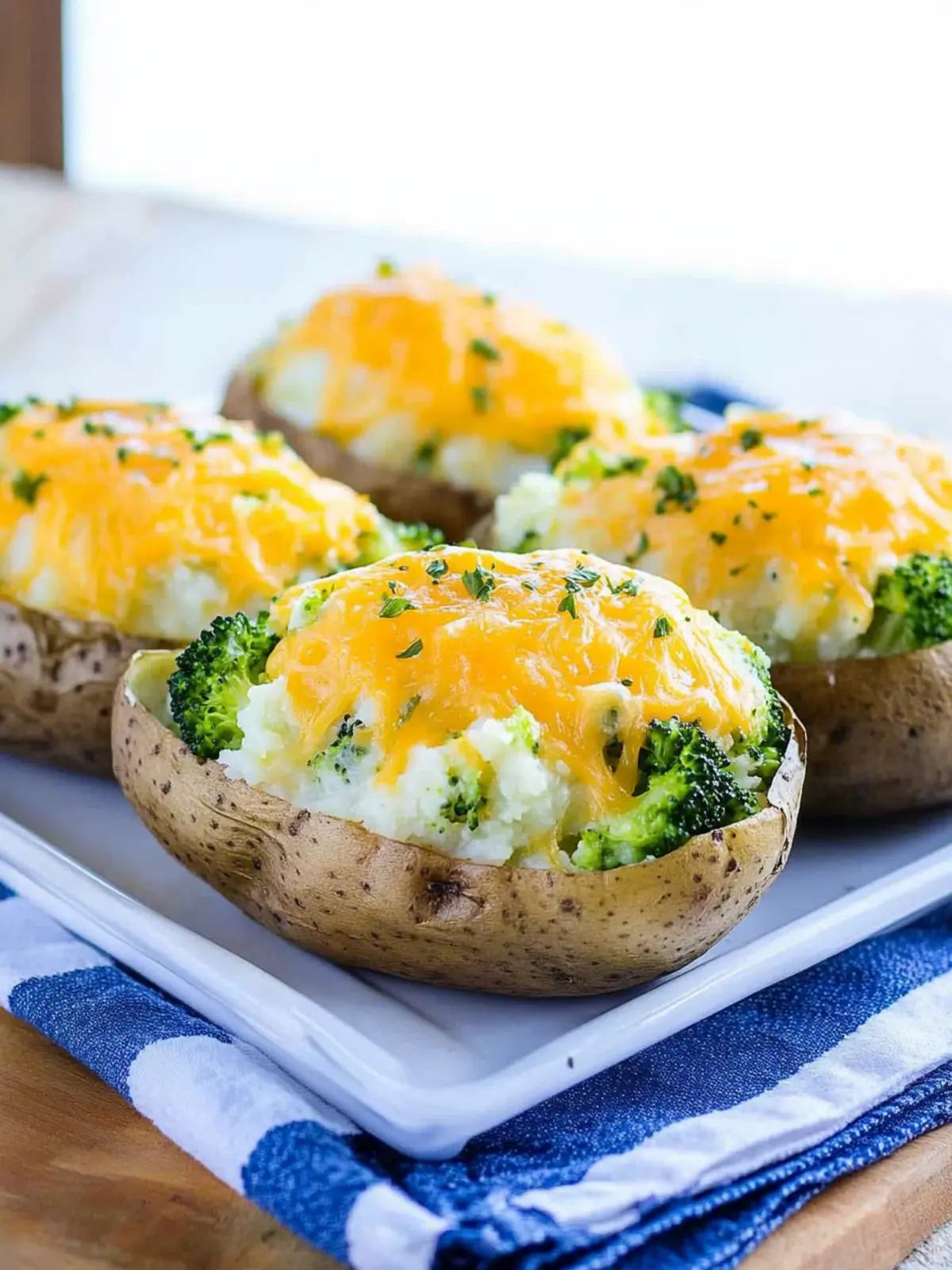 Broccoli Cheddar Stuffed Baked Potatoes for Cozy Nights Broccoli Cheddar Stuffed Baked Potatoes