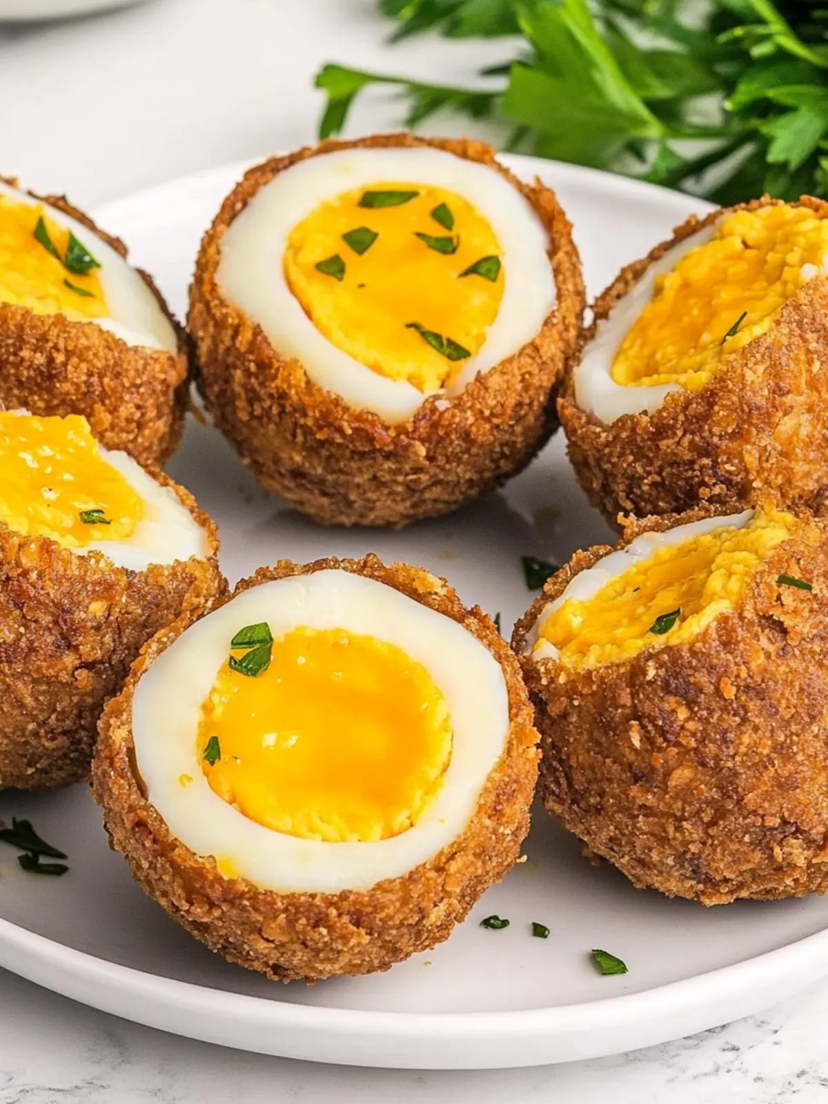 Crispy Air Fryer Scotch Eggs That'll Wow Your Taste Buds Air Fryer Scotch Eggs