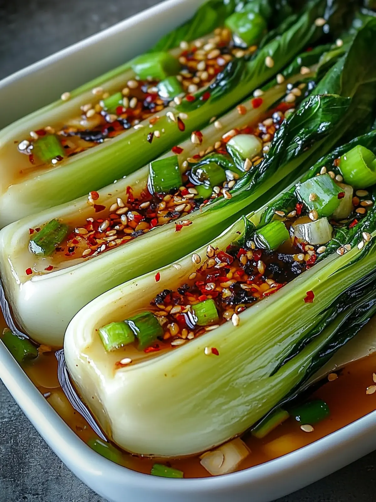 Savory Bok Choy with Ginger Chili Sauce in Just 25 Minutes Bok Choy with Ginger Chili Sauce
