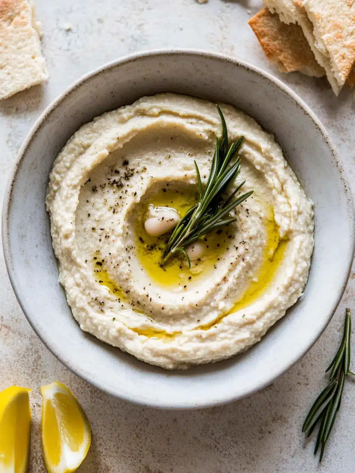 Elevate Your Snacking with Rosemary White Bean Dip Recipe Rosemary White Bean Dip
