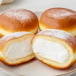 Irresistibly Soft Korean Milk Cream Donut Recipe at Home Korean Milk Cream Donut