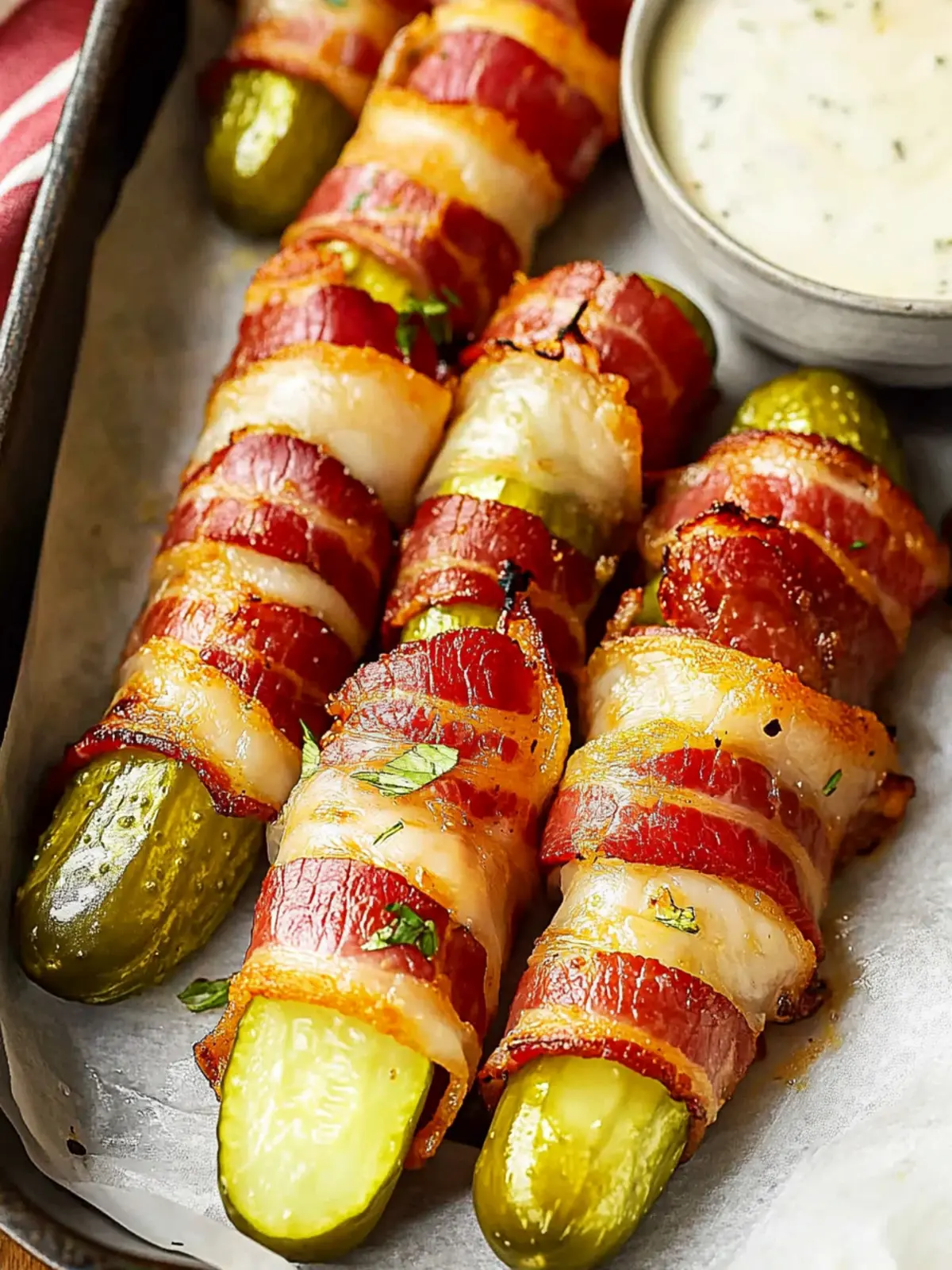 Crispy Bacon Wrapped Pickles: Your New Favorite Snack Bacon Wrapped Pickles
