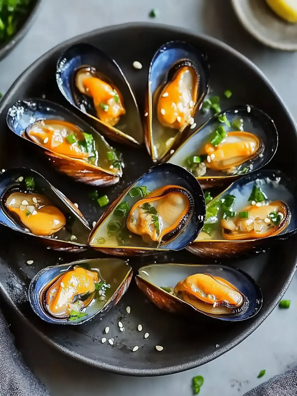 Savor Japanese Dynamite Mussels with Spicy Creamy Sauce Japanese Dynamite Mussels