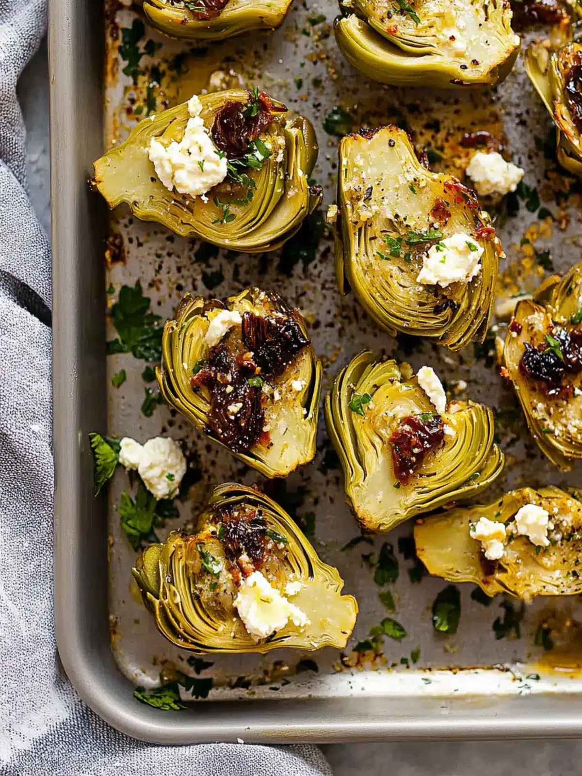 Roasted Artichoke Hearts