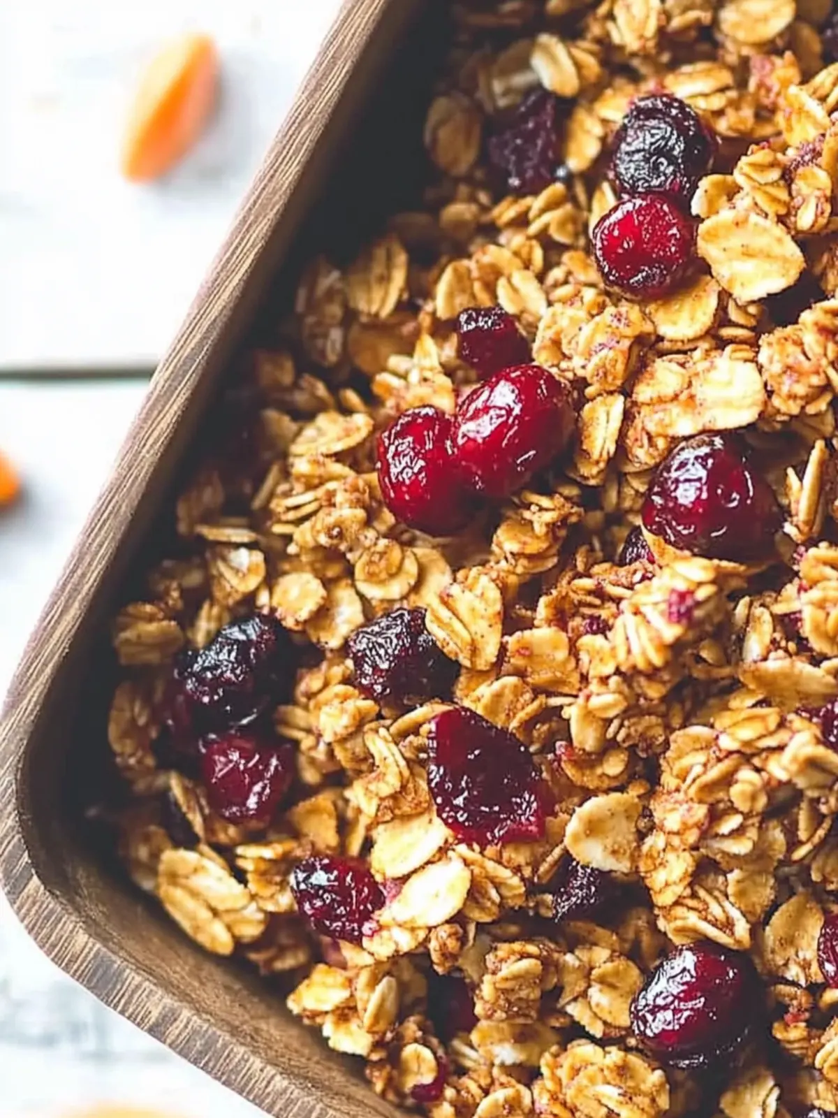 Cranberry Orange Granola: A Crunchy Delight for Mornings Cranberry Orange Granola
