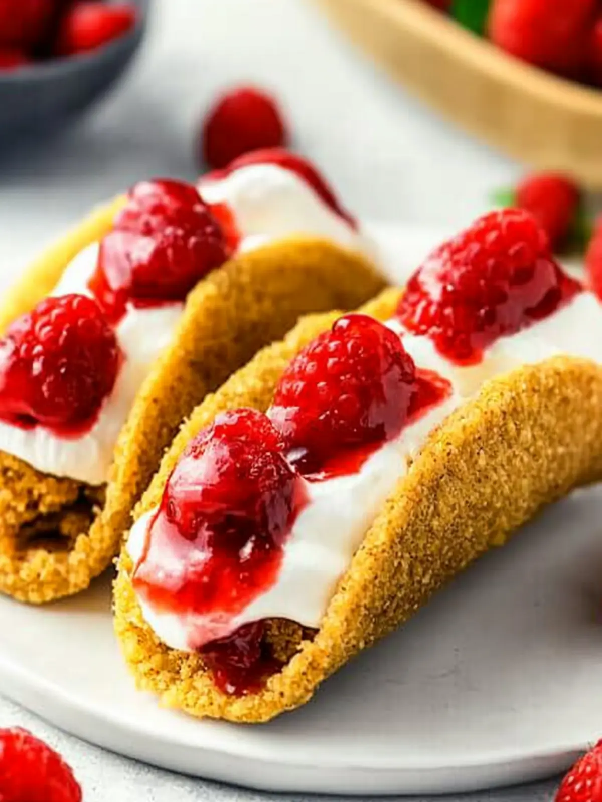 Berrylicious Cheesecake Tacos