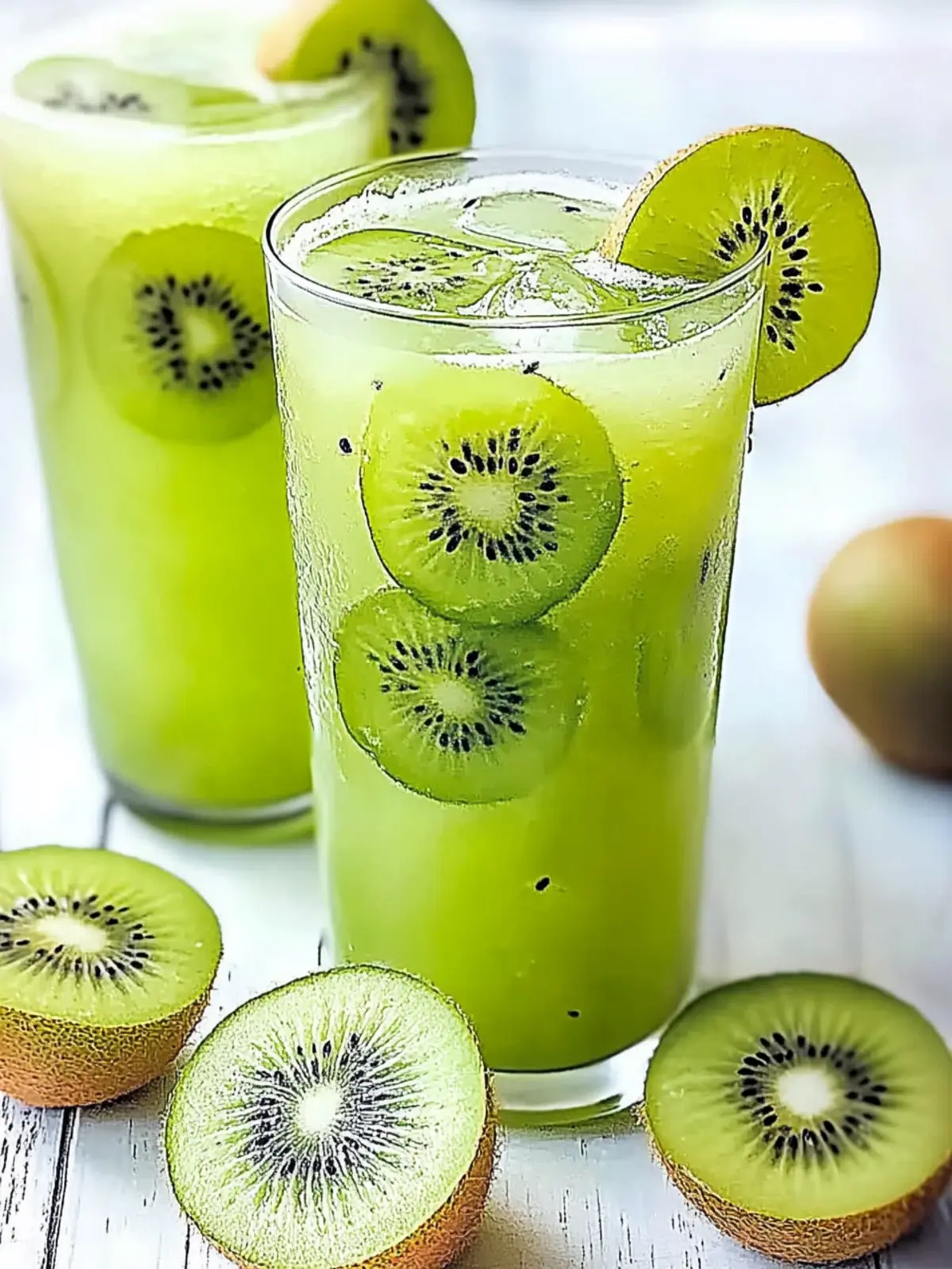 Refreshing Kiwi Lime Agua Fresca for Ultimate Thirst Quenching Kiwi Lime Agua Fresca