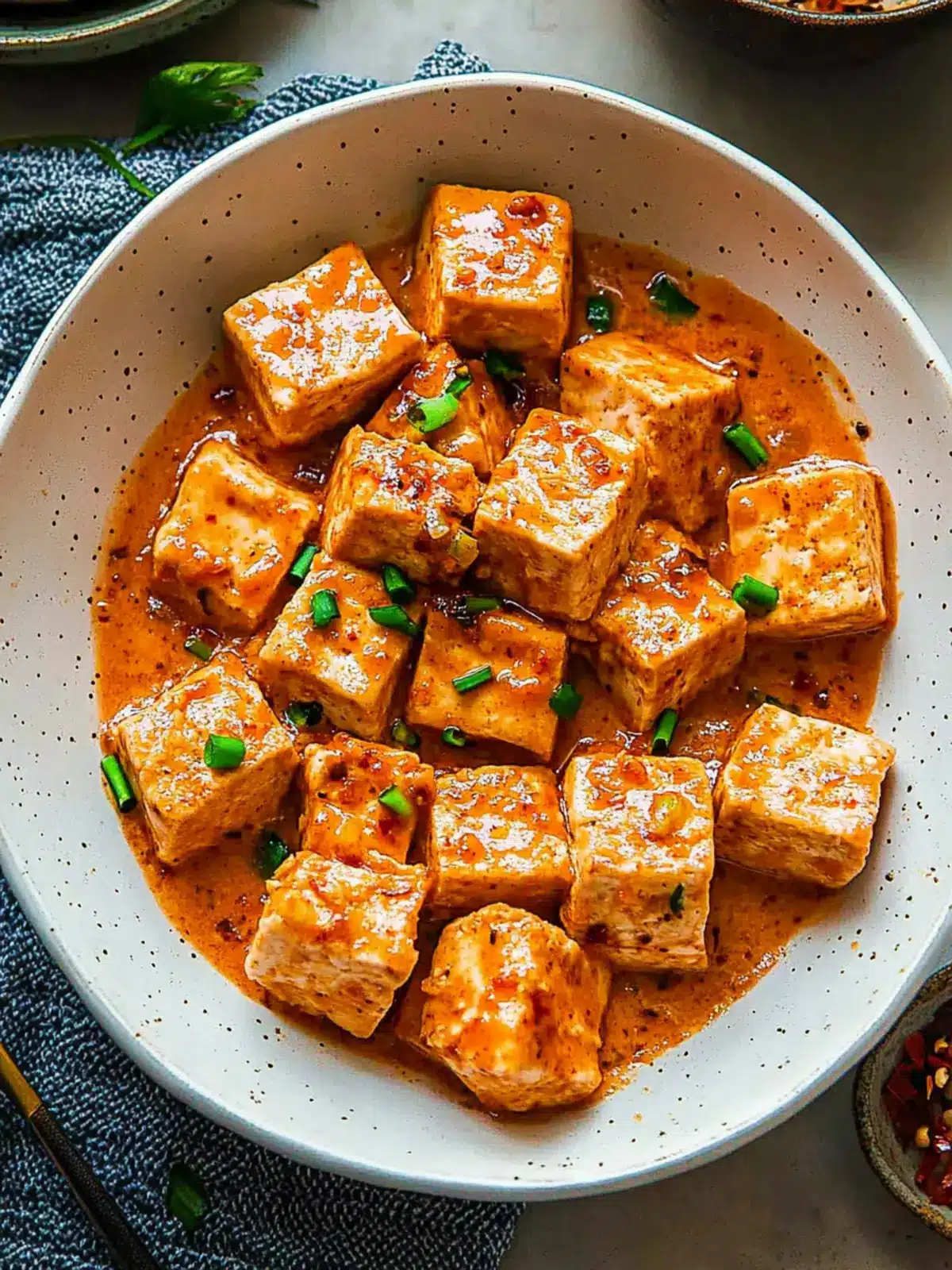 Crispy Coconut Tofu with Spicy Sauce You’ll Crave Daily Coconut Tofu with Spicy Sauce