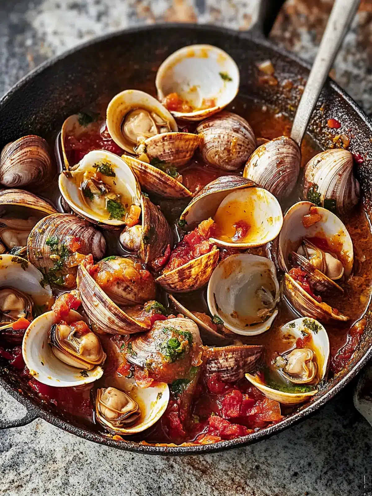 Delicious Clams in Roasted Chili Sauce Ready in 10 Minutes Clams in Roasted Chili Sauce