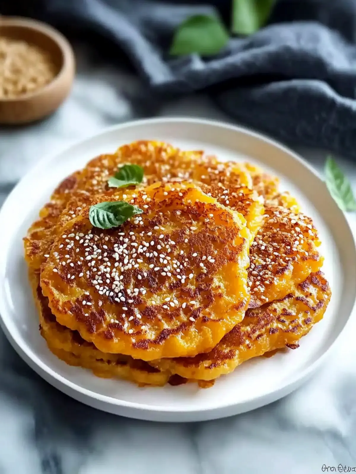 Irresistible Sesame Chinese Pumpkin Pancakes You’ll Love Sesame Chinese Pumpkin Pancakes