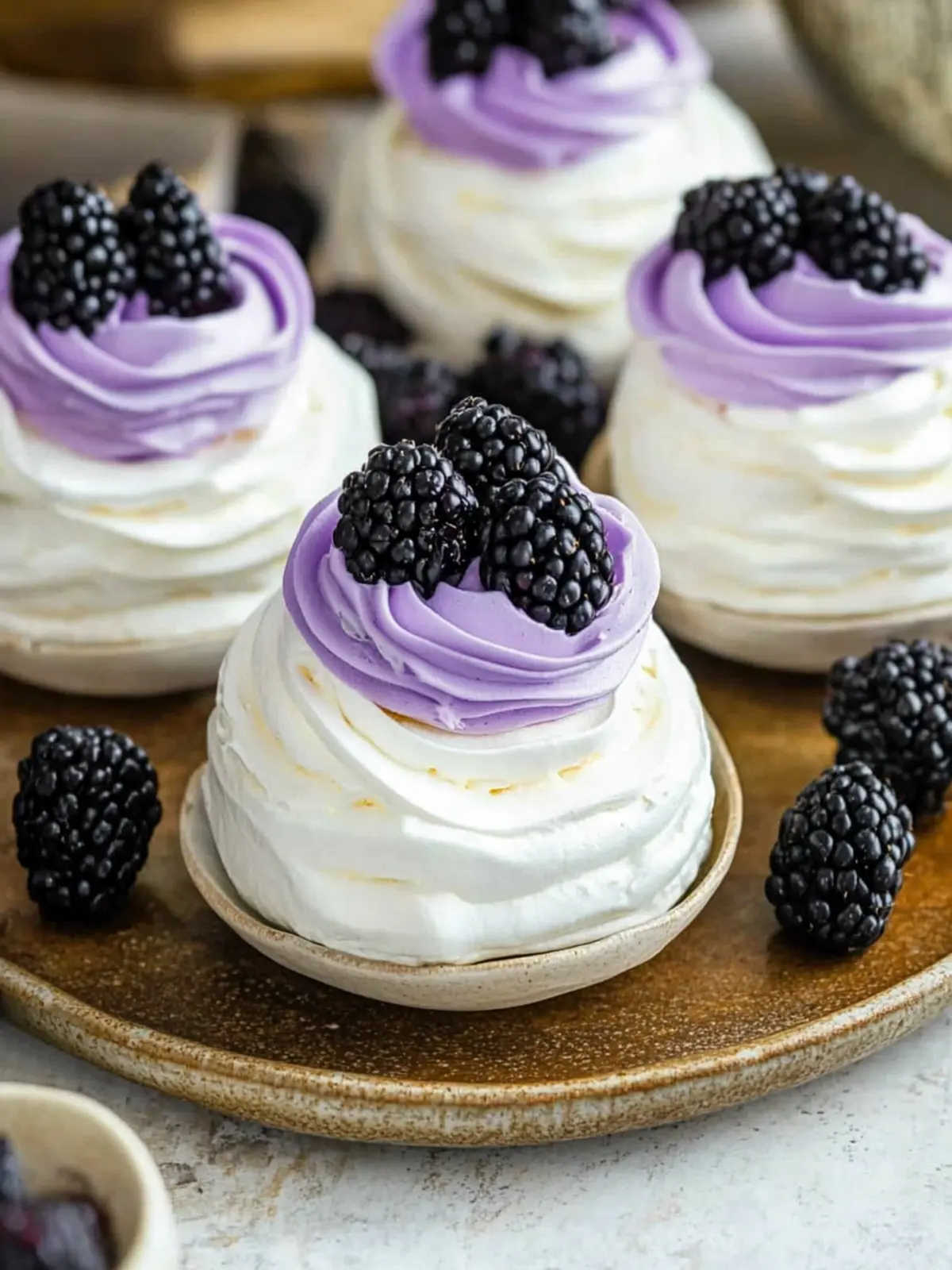 Delightful Blackberry Pavlovas for a Sweet Homemade Treat Blackberry Pavlovas