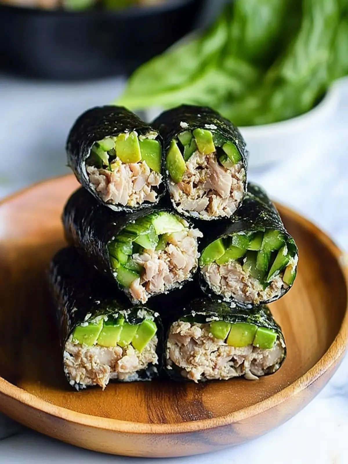 Nori Wraps with Paleo Tuna Salad for a Fresh Meal Boost Nori Wraps with Paleo Tuna Salad