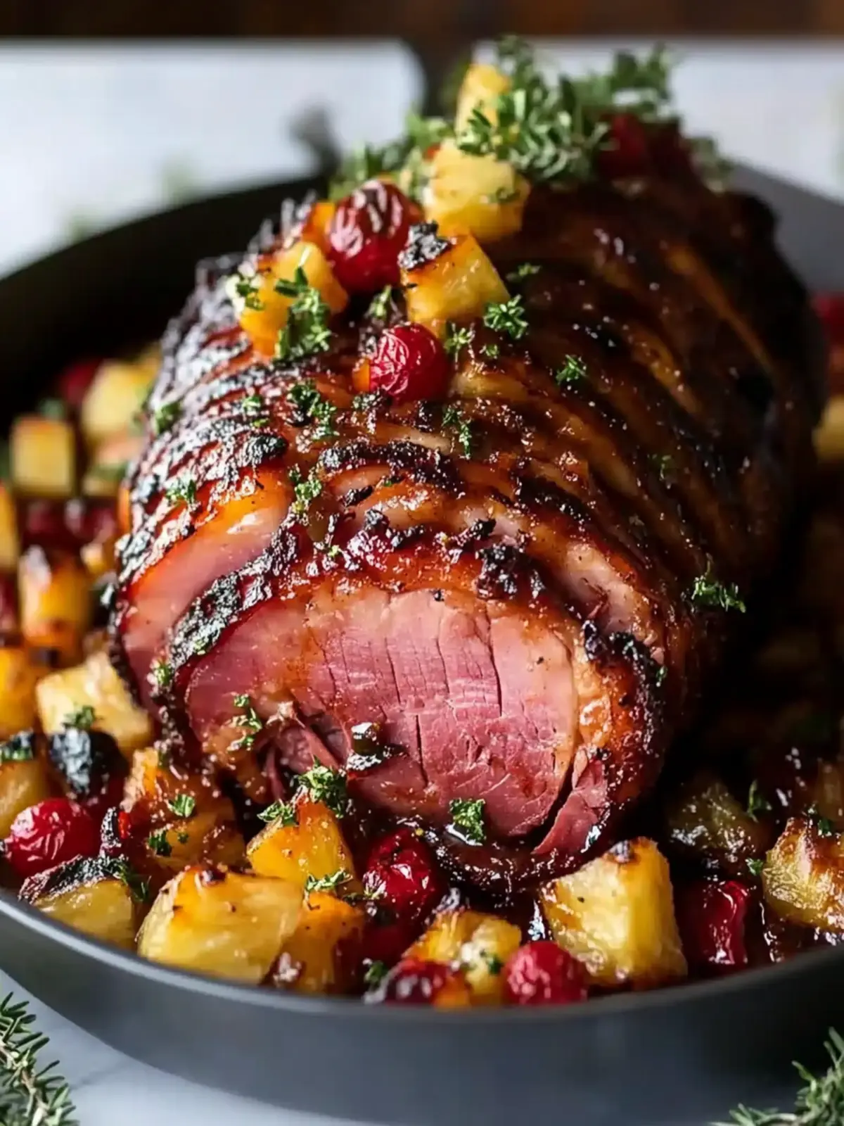 Irresistible Chipotle Pineapple Jerk Glazed Ham Recipe Chipotle Pineapple Jerk Glazed Ham