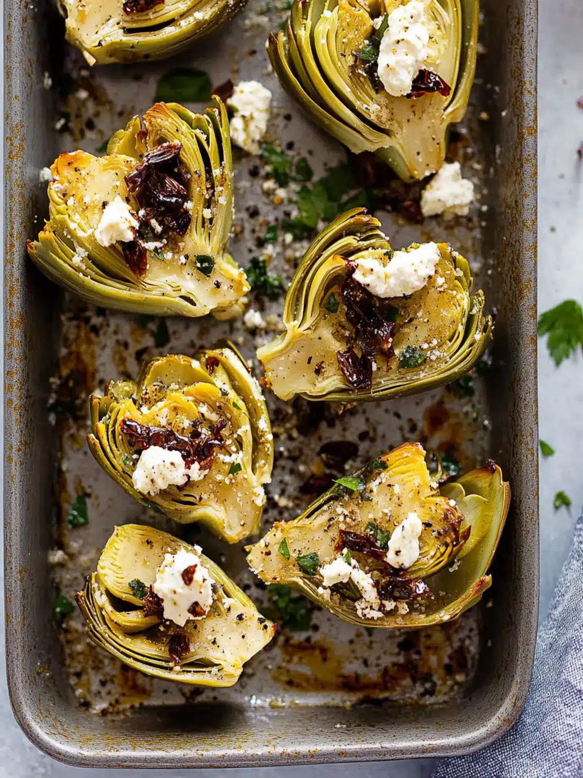 Roasted Artichoke Hearts