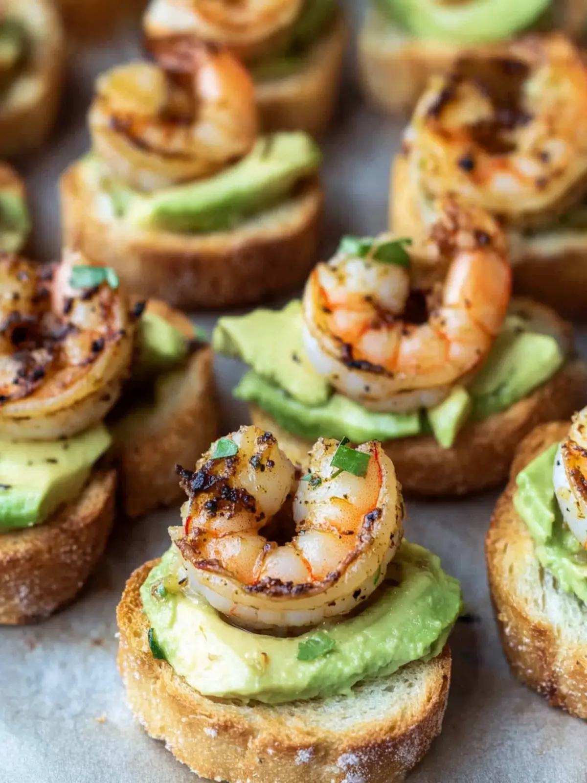 Delicious Garlic Shrimp Crostini with Avocado You’ll Crave Garlic Shrimp Crostini with Avocado