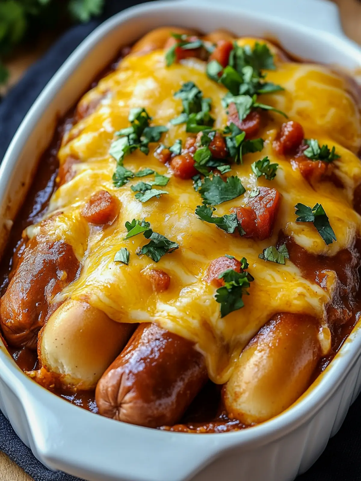 Chili Cheese Dog Bake