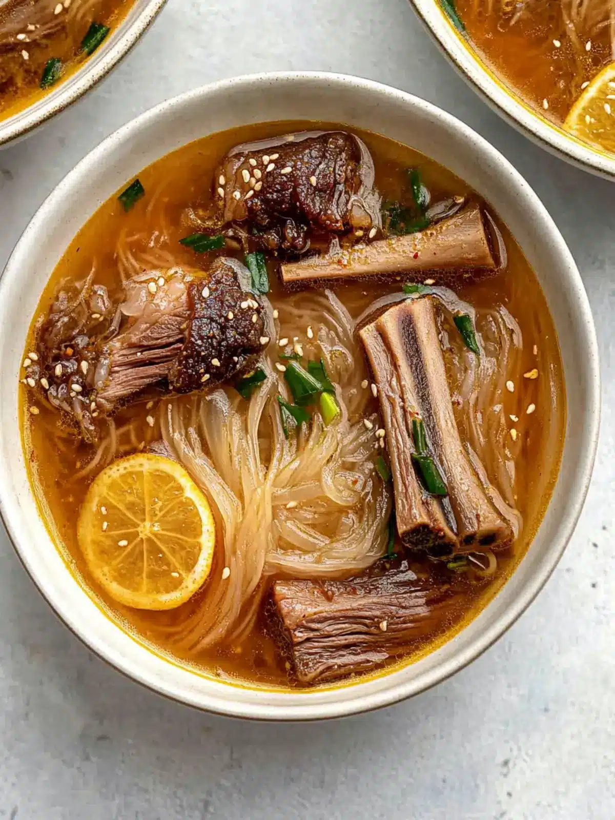Savory Korean Short Rib Soup: A Comforting Bowl of Joy Korean Short Rib Soup