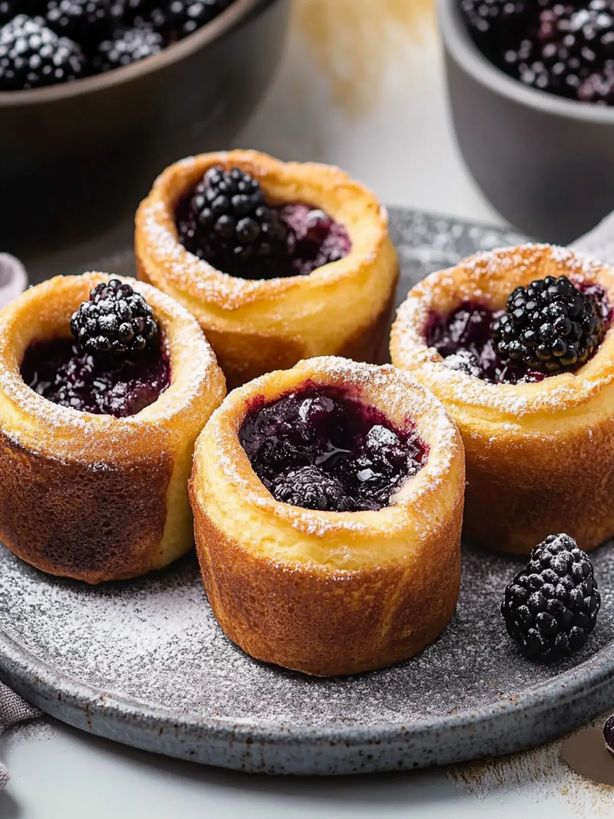 Delicious Blackberry Popovers That Wow at Every Brunch Blackberry Popovers