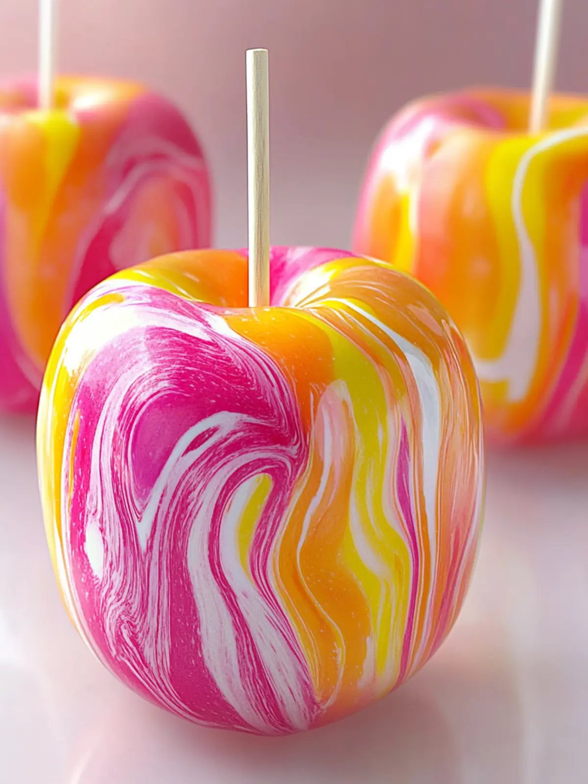 Swirled Starburst Candy Apples: A Colorful Treat Adventure Swirled Starburst Candy Apples