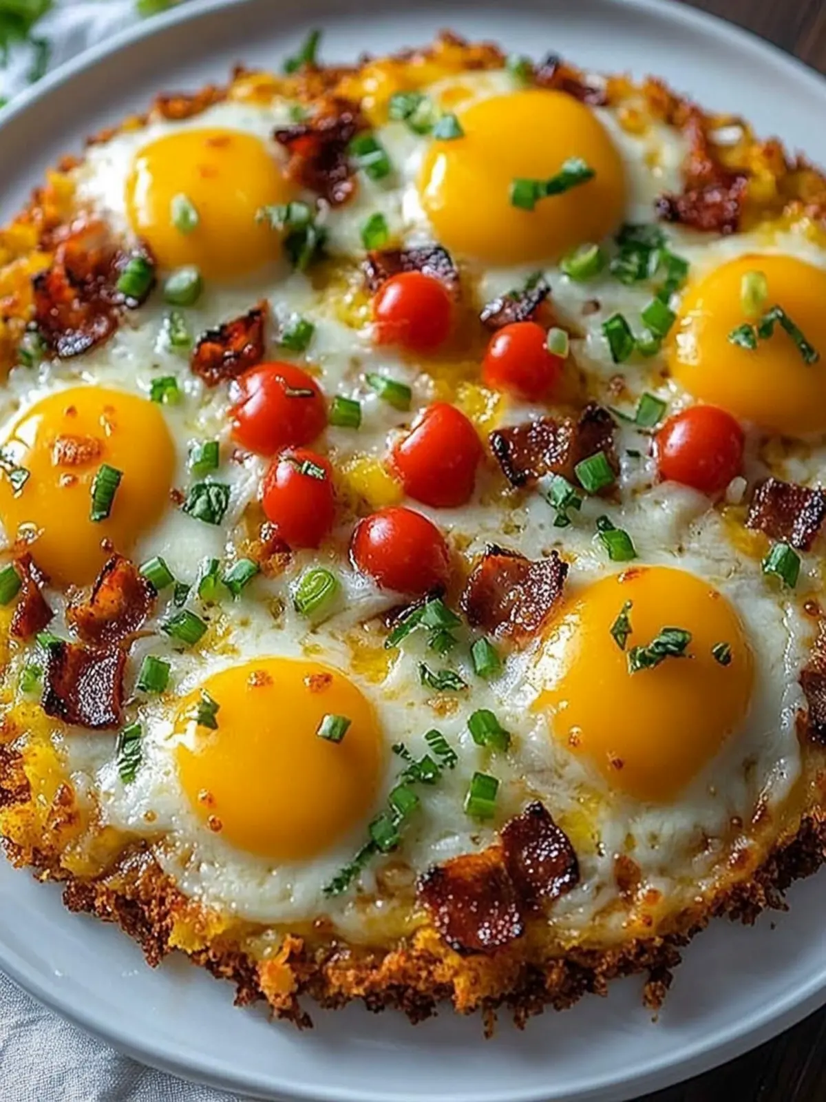 Satisfy Mornings with Breakfast Pizza Hash Brown Crust Breakfast Pizza Hash Brown Crust