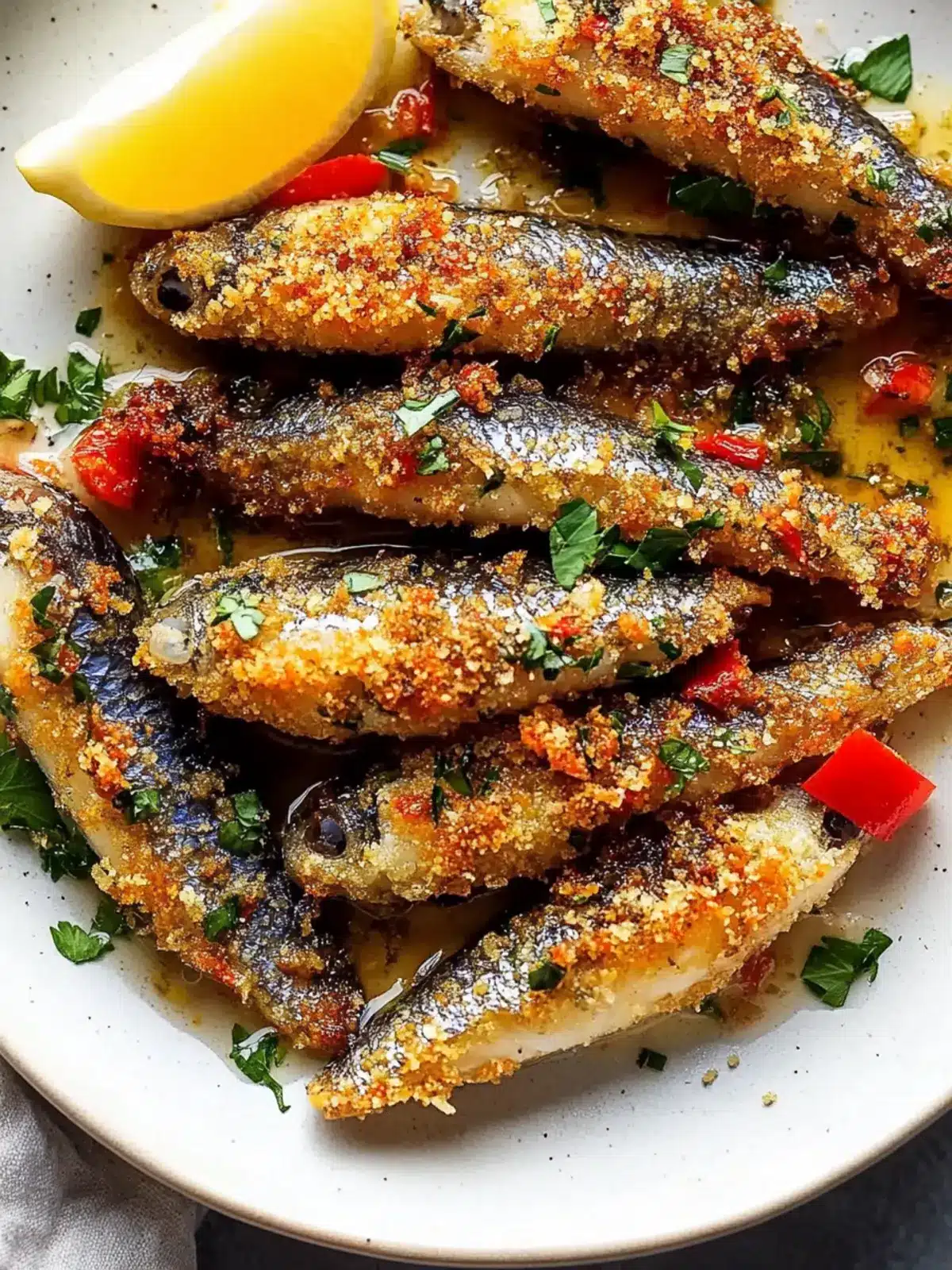 Savor Italian Crusted Sardines for a Quick Gourmet Meal Italian Crusted Sardines