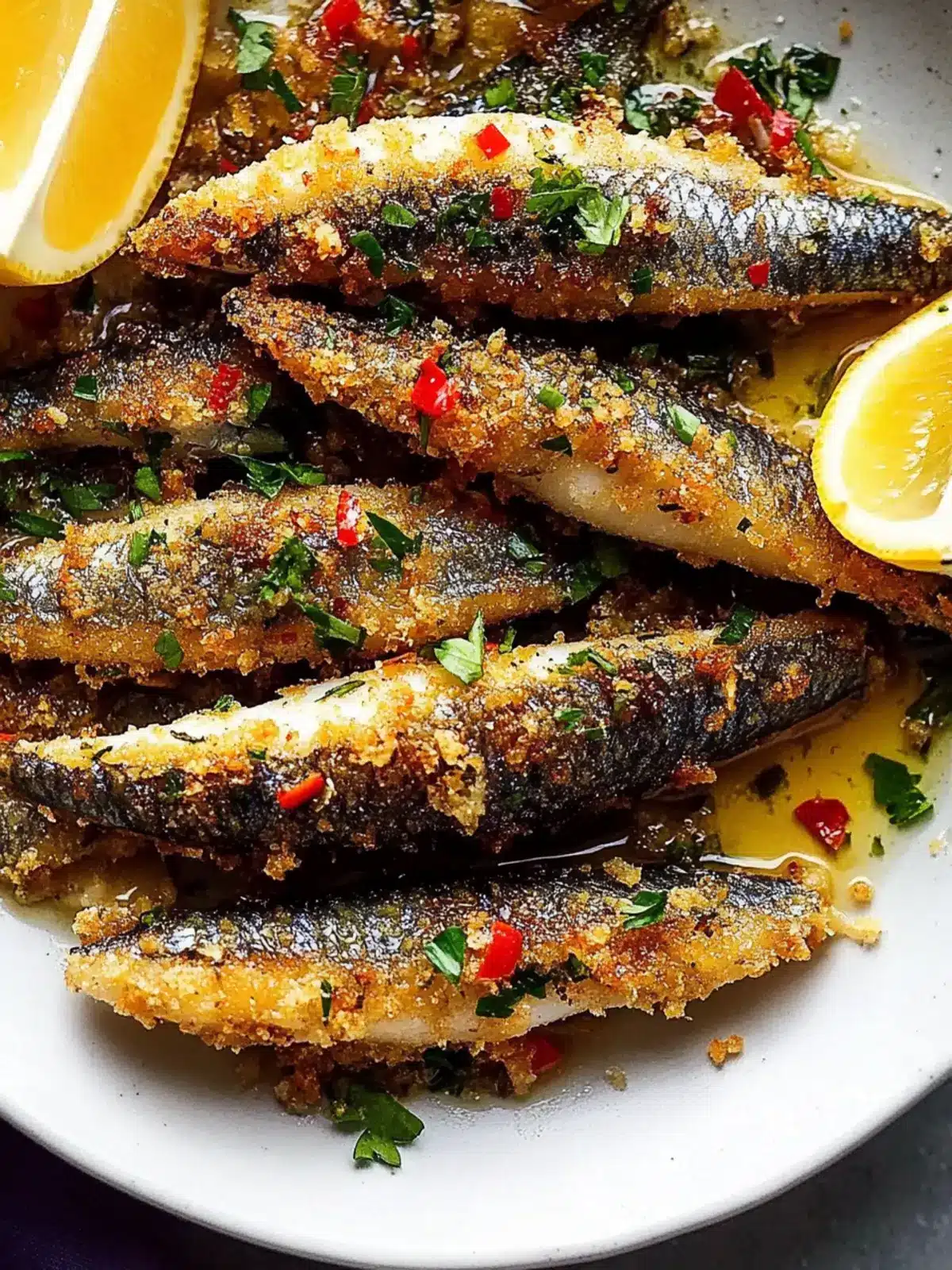 Savor Italian Crusted Sardines for a Quick Gourmet Meal Italian Crusted Sardines