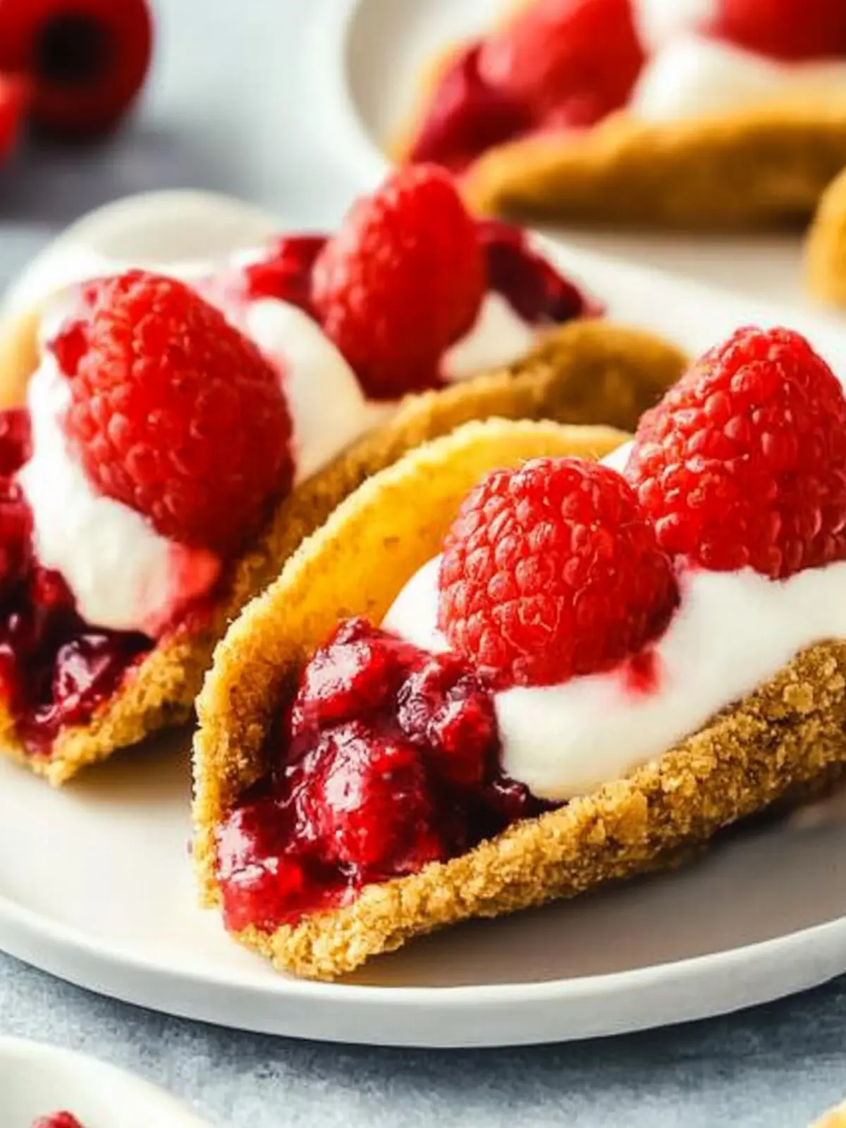 Berrylicious Cheesecake Tacos