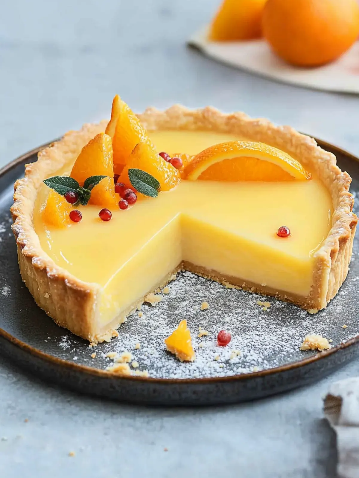 Classic Orange Tart Recipe: Effortless Elegance for Any Occasion Classic Orange Tart