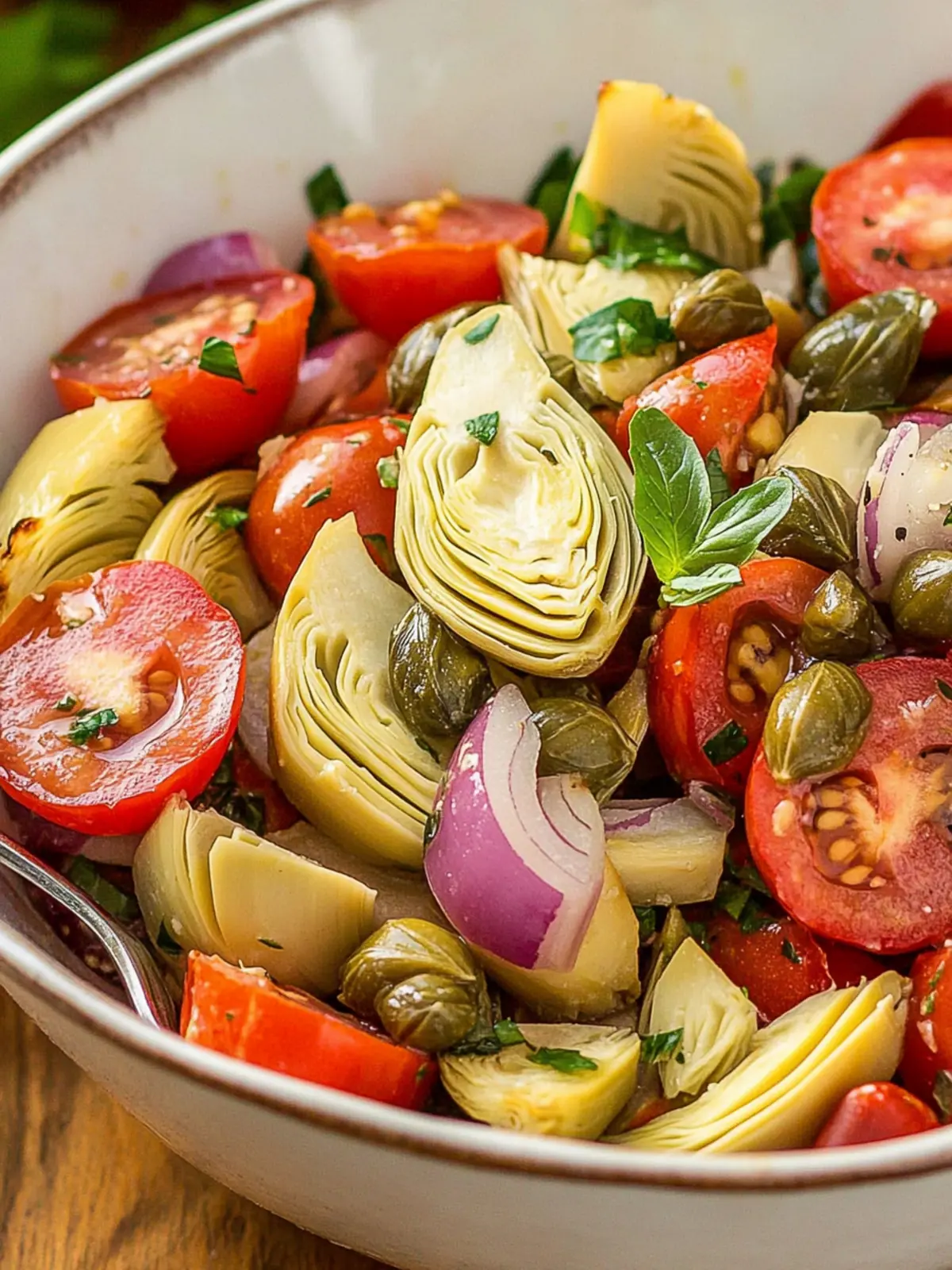 Zesty Tomato and Artichoke Salad with Capers for Fresh Flavor Tomato and Artichoke Salad with Capers