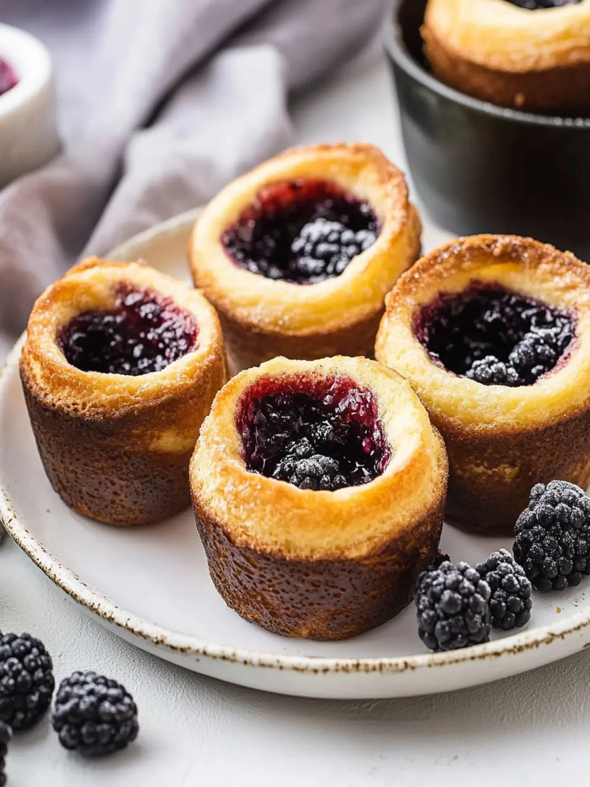 Delicious Blackberry Popovers That Wow at Every Brunch Blackberry Popovers