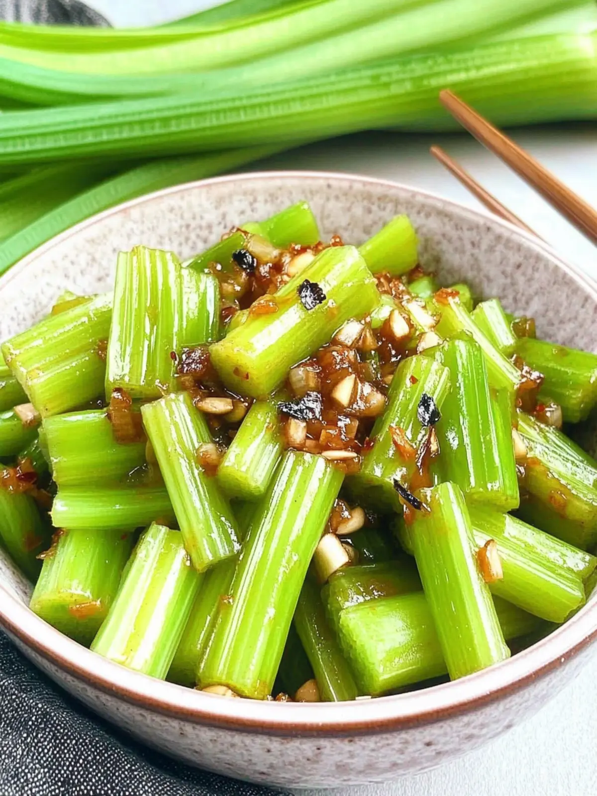 Irresistibly Spicy Celery Stir Fry in Just 6 Minutes Spicy Celery Stir Fry