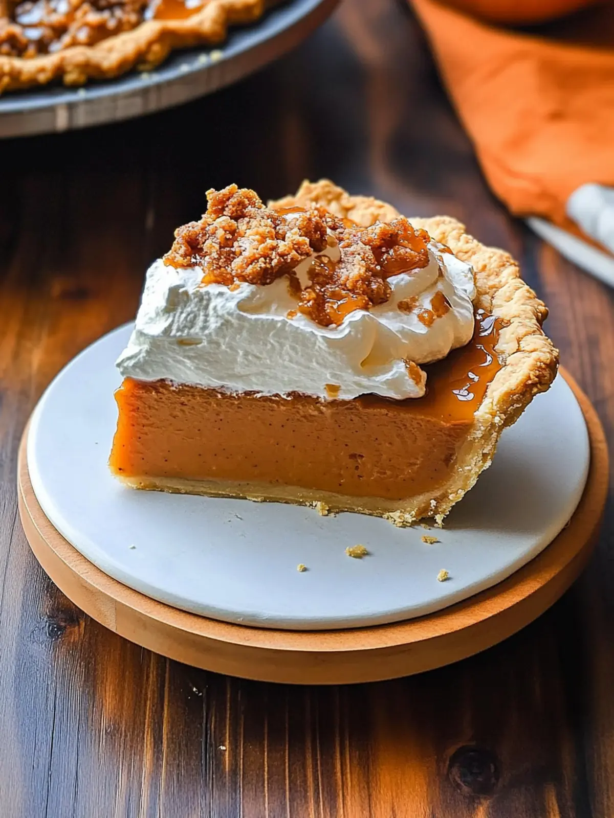 Irresistible Pumpkin Caramel Pie That Will Wow Your Tastebuds Pumpkin Caramel Pie