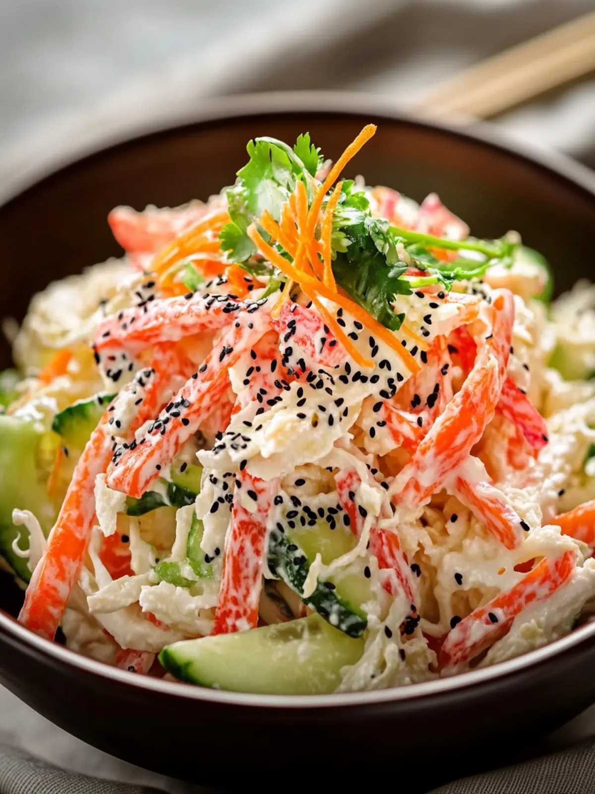Delicious Japanese Kani Side Salad You'll Crave Daily Japanese Kani Side Salad