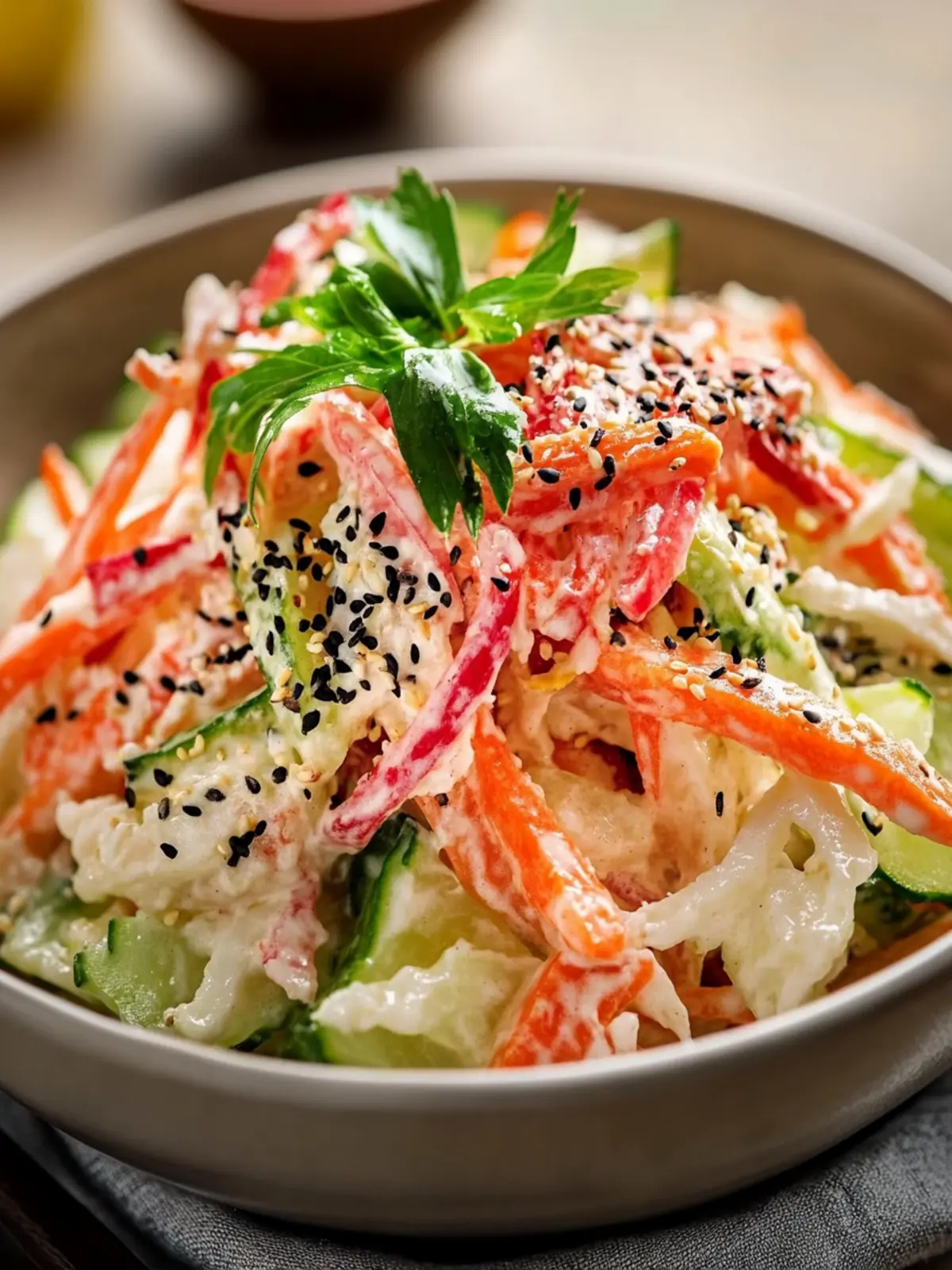 Delicious Japanese Kani Side Salad You'll Crave Daily Japanese Kani Side Salad