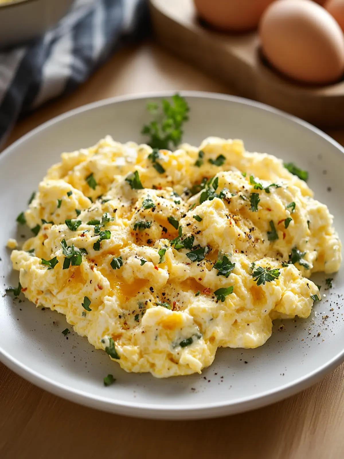 Savor Creamy Boursin Scrambled Eggs for Ultimate Breakfast Bliss Creamy Boursin Scrambled Eggs