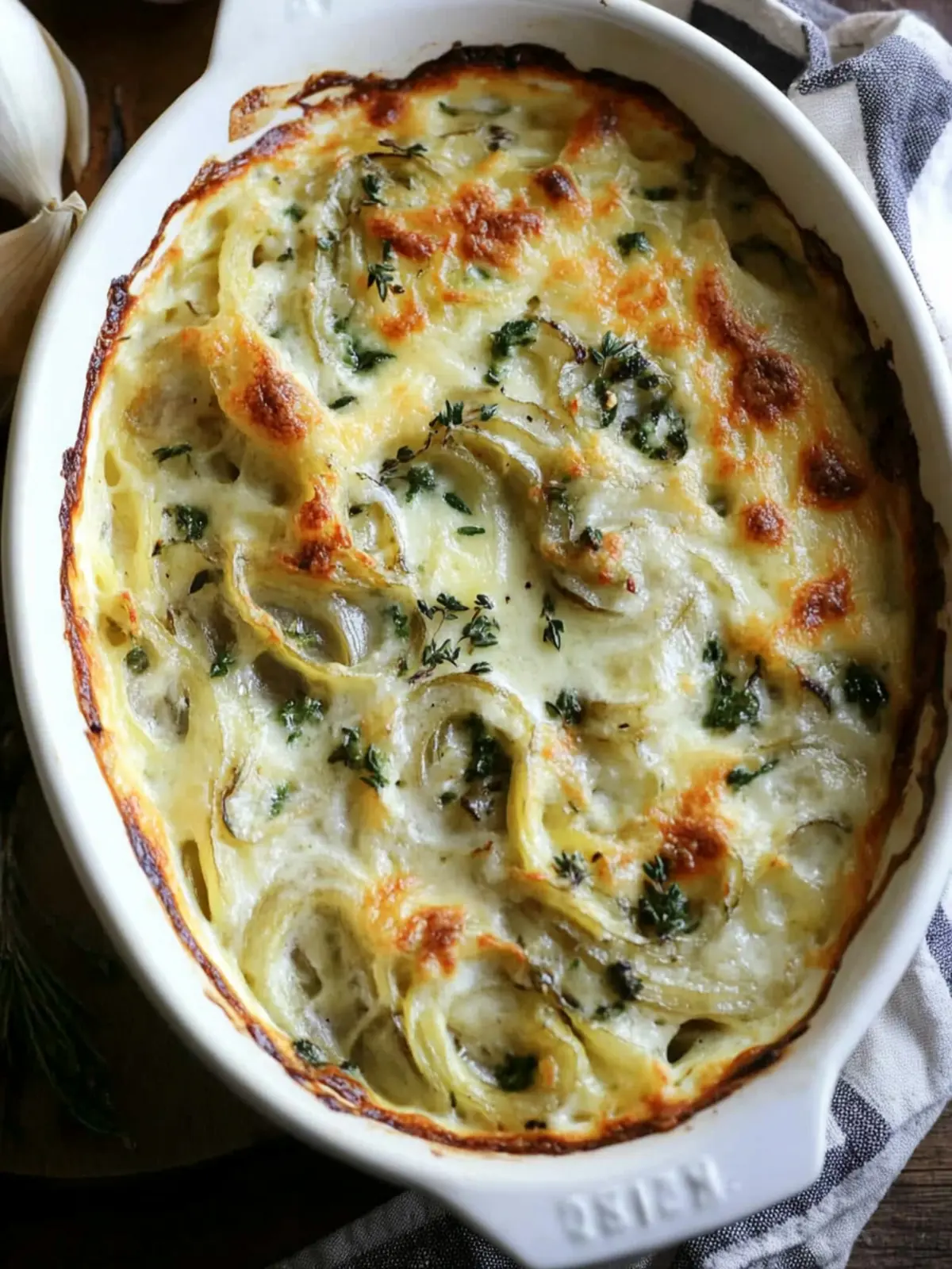 Delicious French Onion Zoodle Bake for Comfort Food Lovers French Onion Zoodle Bake