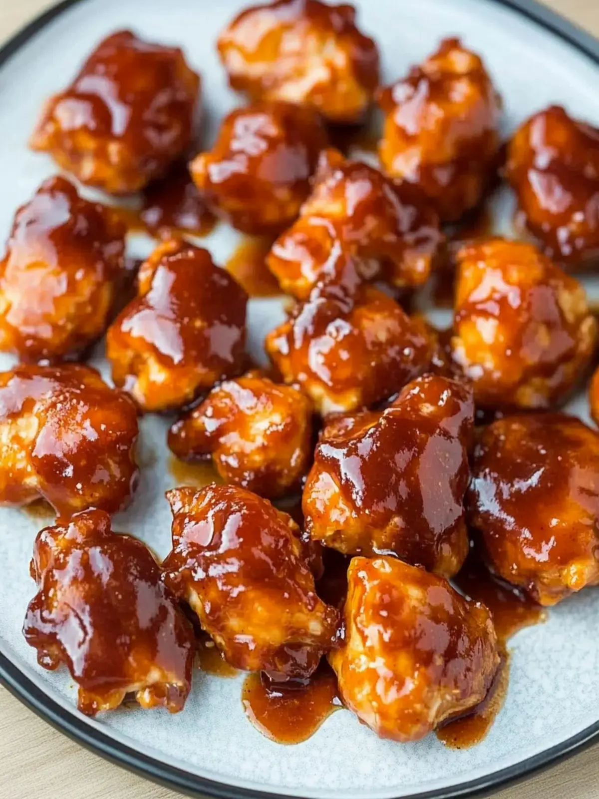 Delicious Baked Honey BBQ Chicken Bites Anyone Can Make Baked Honey BBQ Chicken Bites