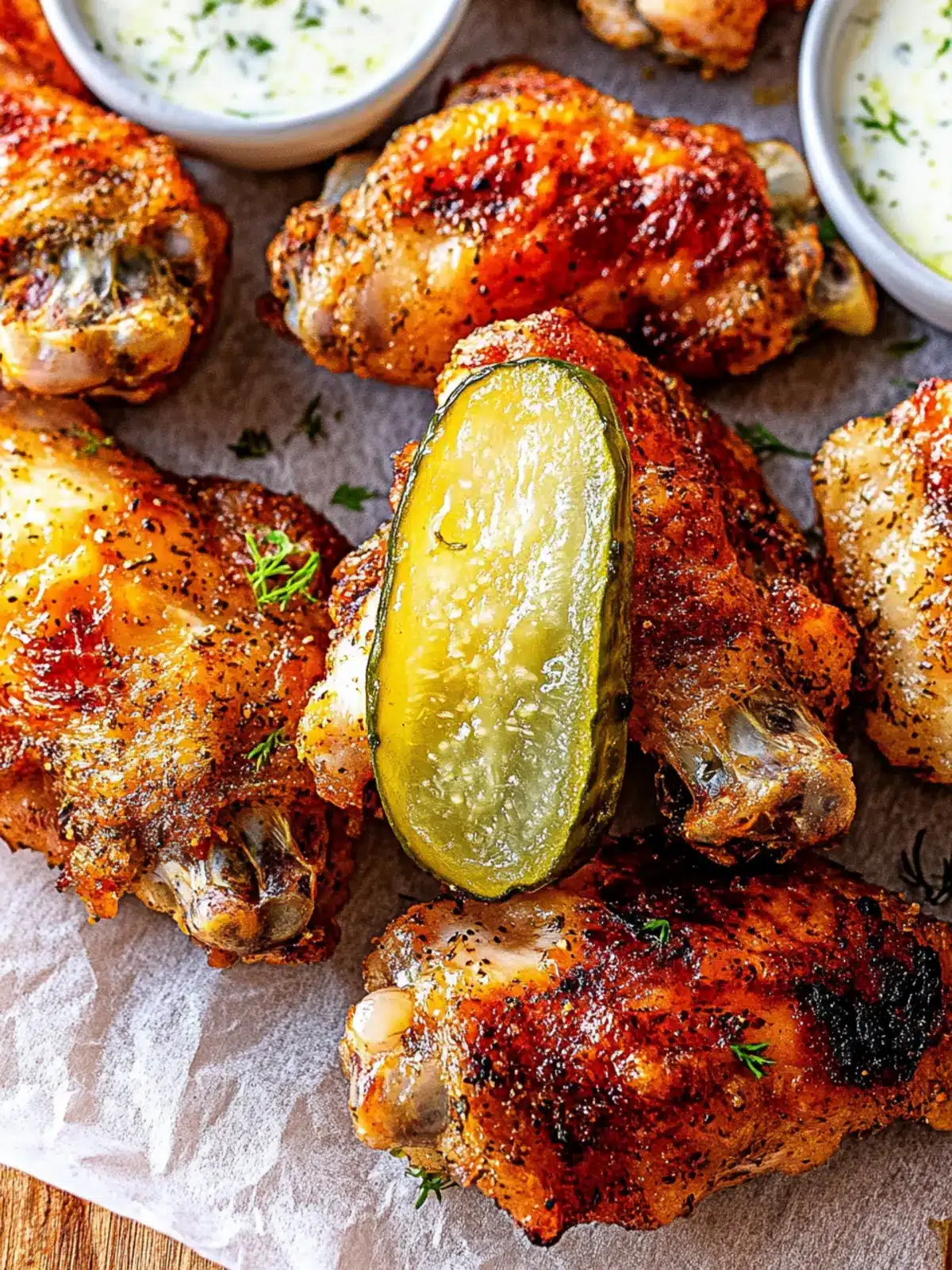 Dill Pickle Chicken Wings
