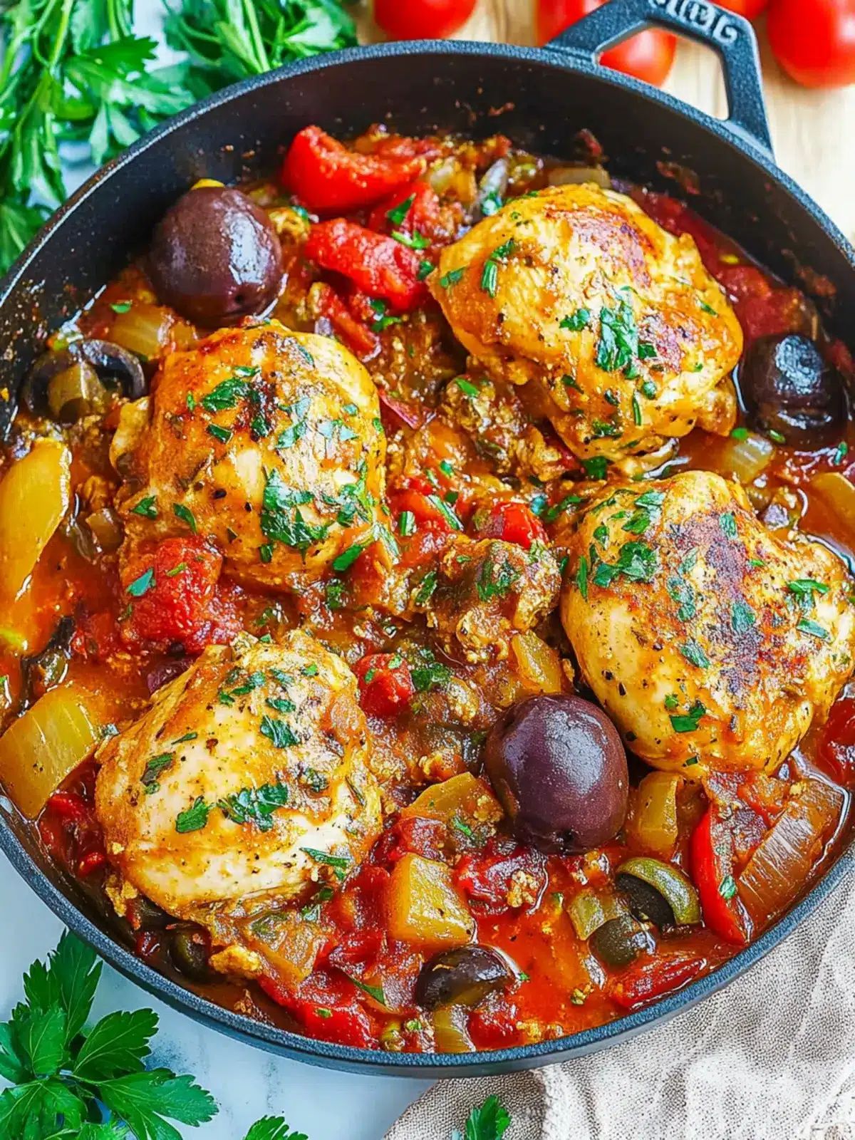 Savory Chicken Cacciatore for Your Cozy Dinner Night Chicken Cacciatore