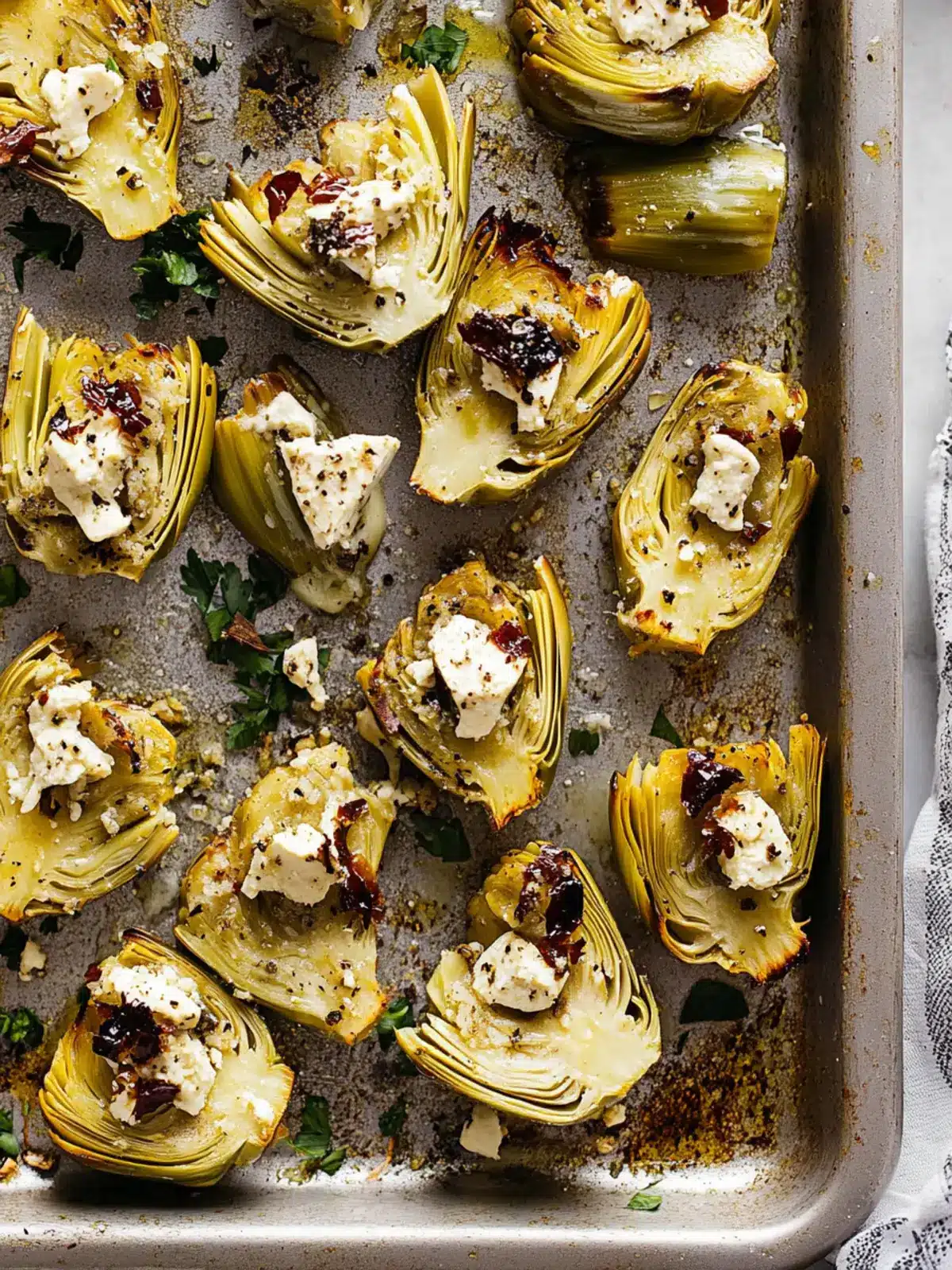 Roasted Artichoke Hearts