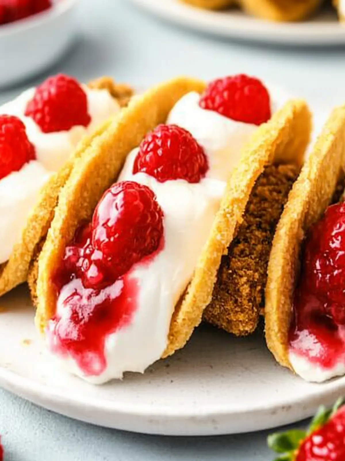 Berrylicious Cheesecake Tacos