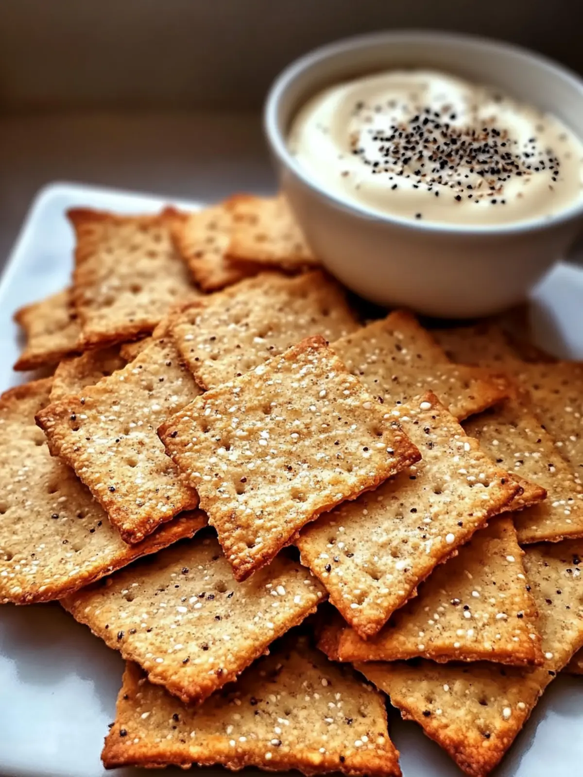 Almond Flour Crackers