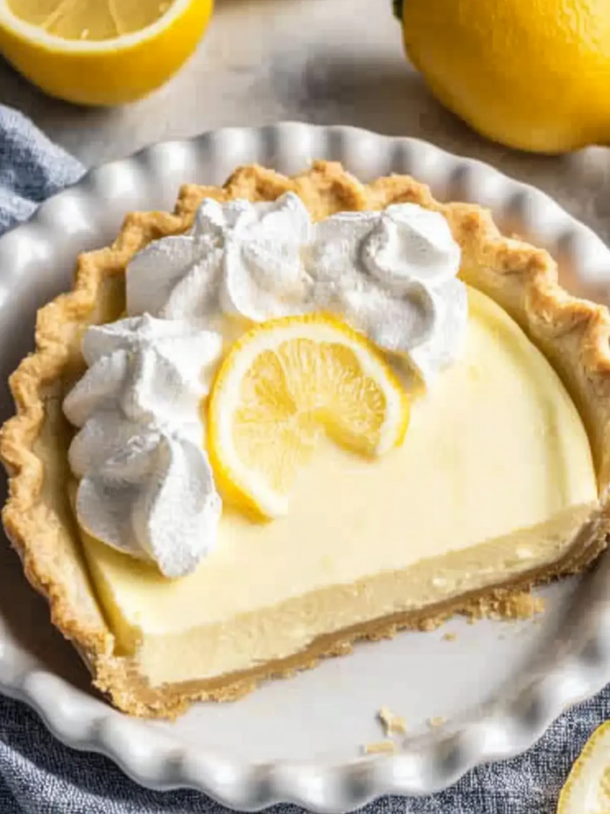 Zesty Lemon Sour Cream Pie That Will Brighten Your Day Lemon Sour Cream Pie