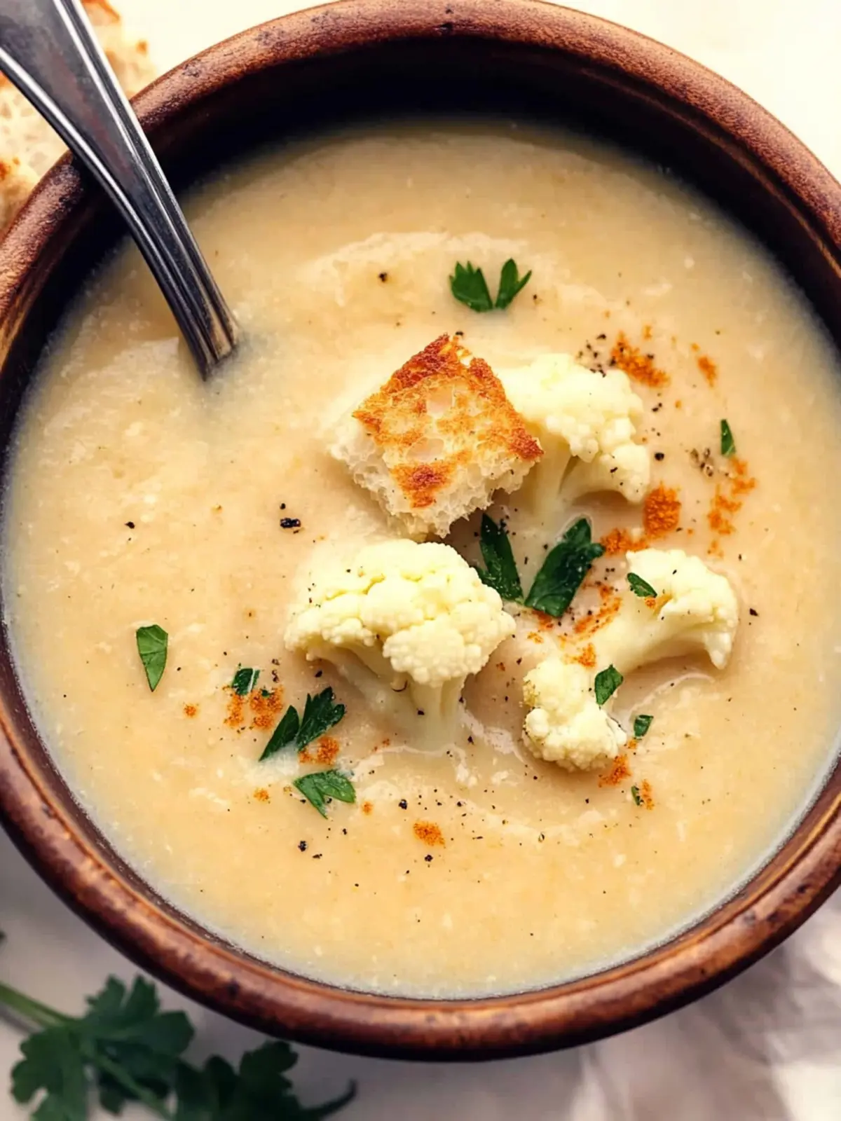 Deliciously Creamy Cauliflower White Bean Soup for Cozy Nights Creamy Cauliflower White Bean Soup