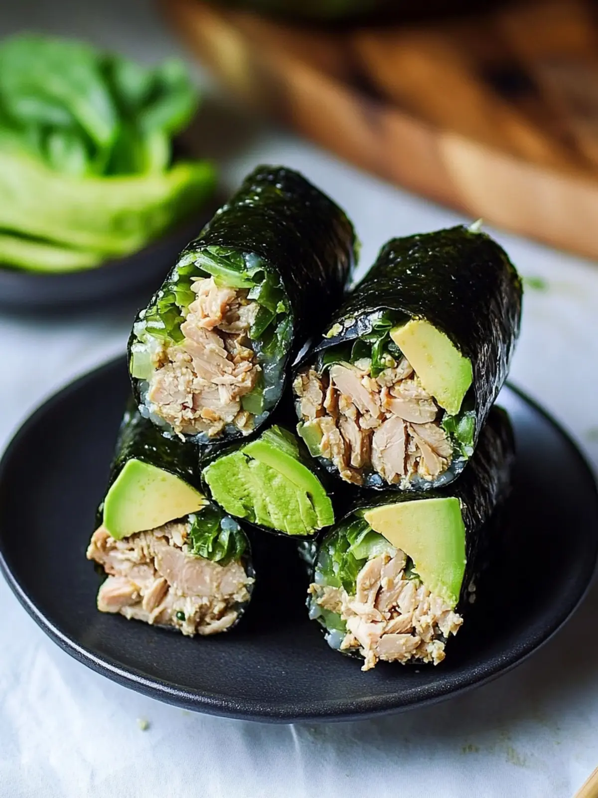 Nori Wraps with Paleo Tuna Salad for a Fresh Meal Boost Nori Wraps with Paleo Tuna Salad