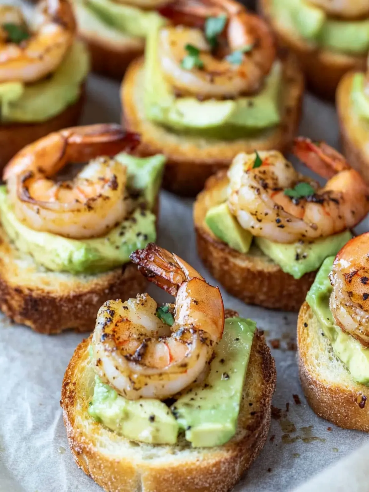 Delicious Garlic Shrimp Crostini with Avocado You’ll Crave Garlic Shrimp Crostini with Avocado